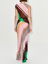 Capri Maxi Dress,ROAME,TANGO STRIPE,Image 4