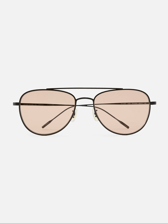 Stilson Sunglasses,OLIVER PEOPLES,MATTE BLACK,Image 1