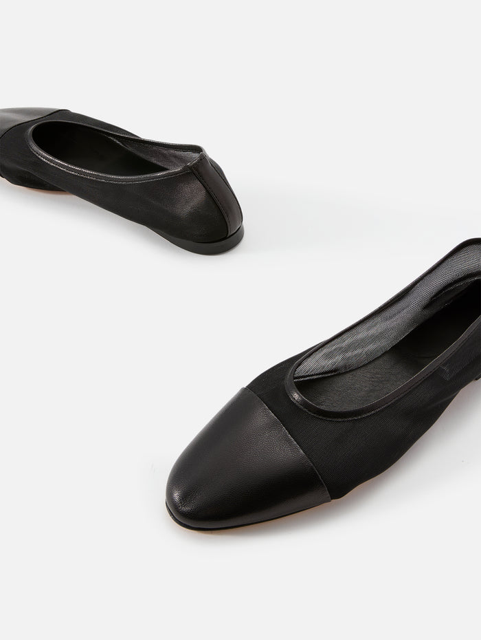 Gala Ballet Flat,DEAR FRANCES,BLACK,Image 1