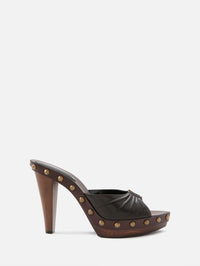 Babylone Sandal,SAINT LAURENT,EAGLE BROWN,Image 1