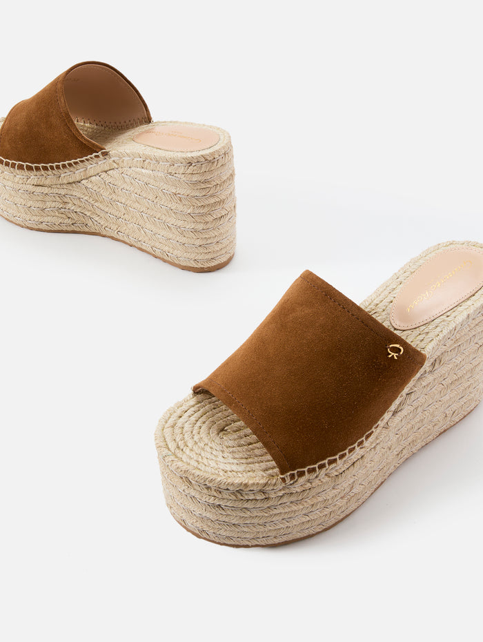Suede Wedge,GIANVITO ROSSI,TEXAS,Image 1