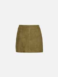 Melody Suede Skirt,ARMA,CEDAR GREEN,Image 2