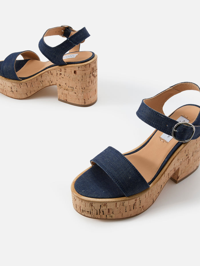Sardis Sandal,GABRIELA HEARST,DENIM,Image 1