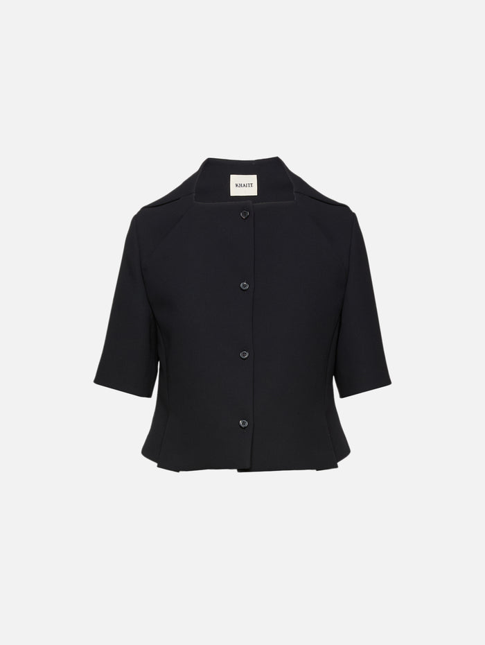 Franc Jacket,KHAITE,BLACK,Image 1