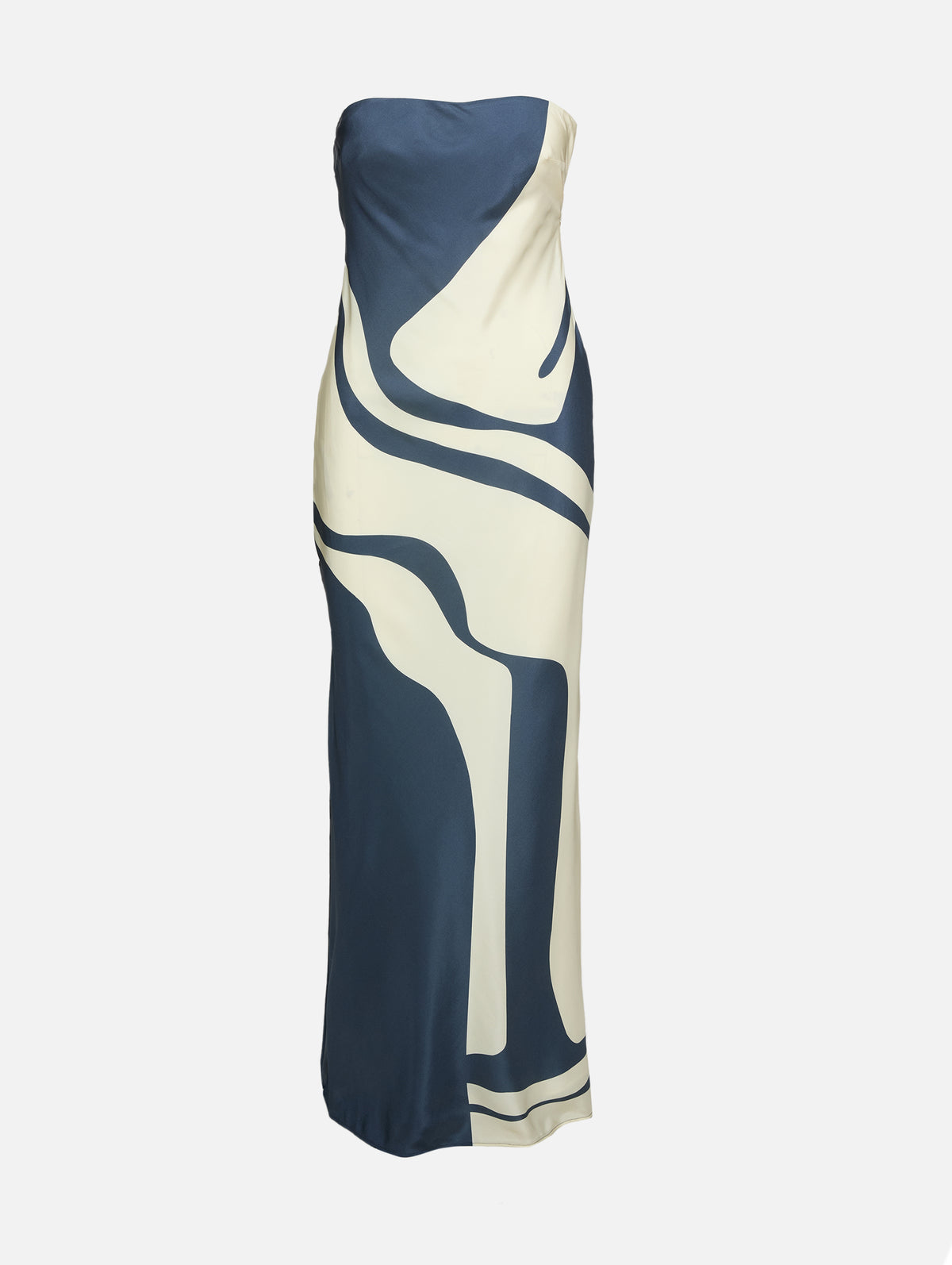 Lilou Dress,SIR.,LIORA CHARCOAL BLUE,Image 1