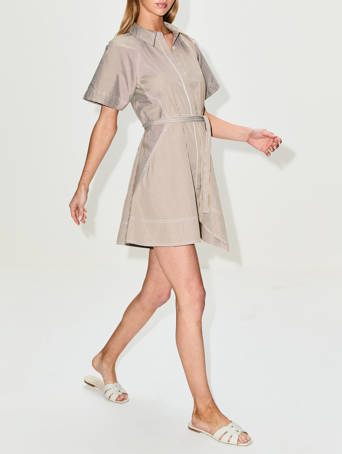 Julie Dress,A.L.C.,PEARL/AGED BRONZE,Image 3