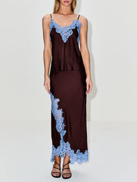 Olivia Skirt,A.L.C.,GANACHE/FRENCH BLUE,Image 2