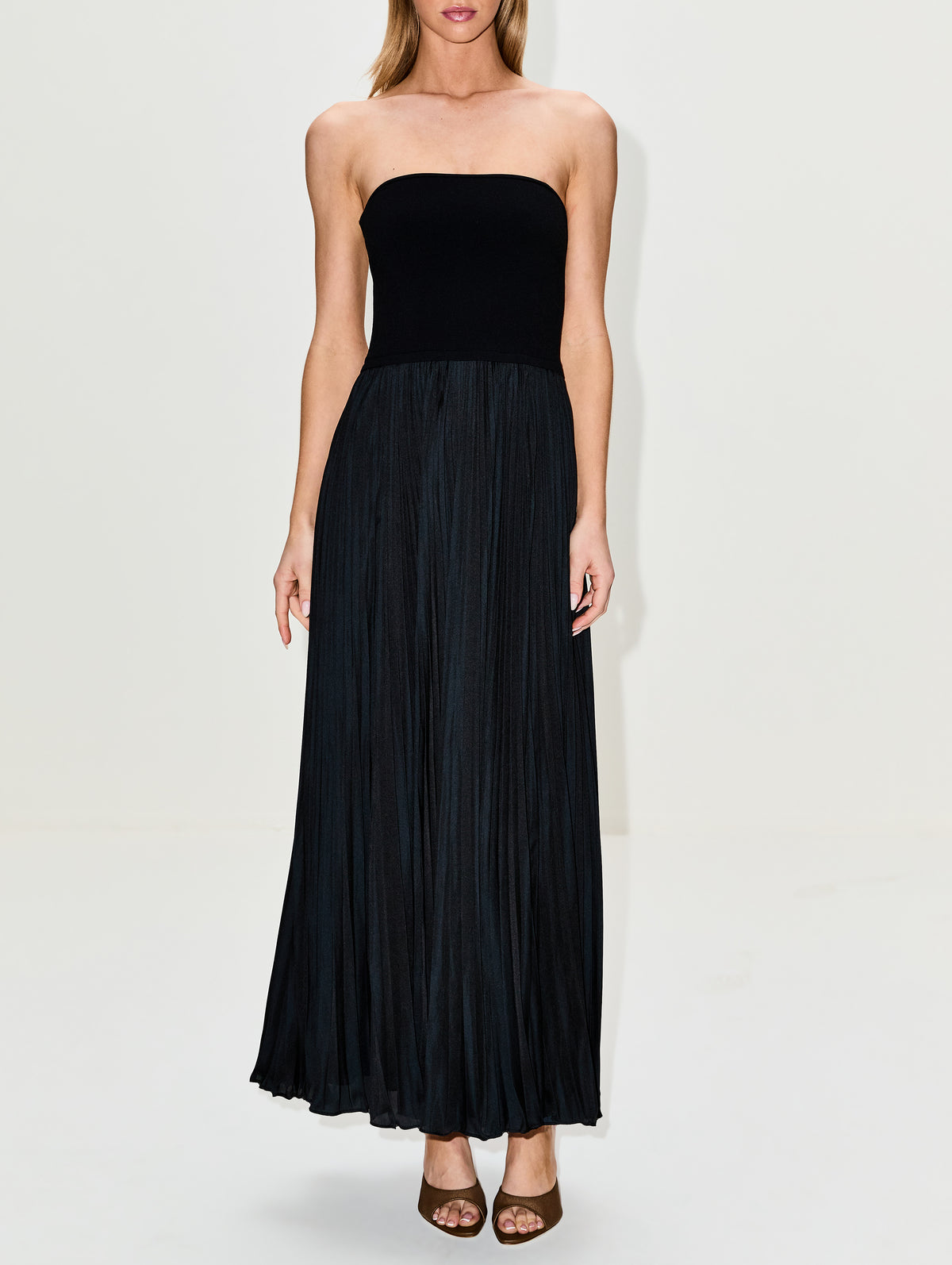 Strapless Dress,LA LIGNE,BLACK,Image 2