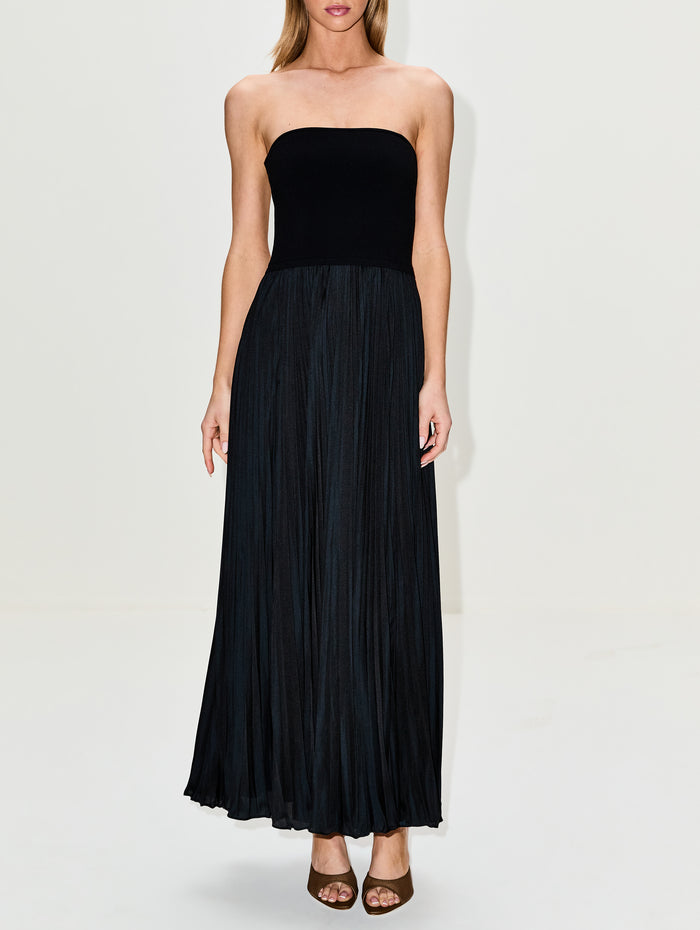 Strapless Dress,LA LIGNE,BLACK,Image 1