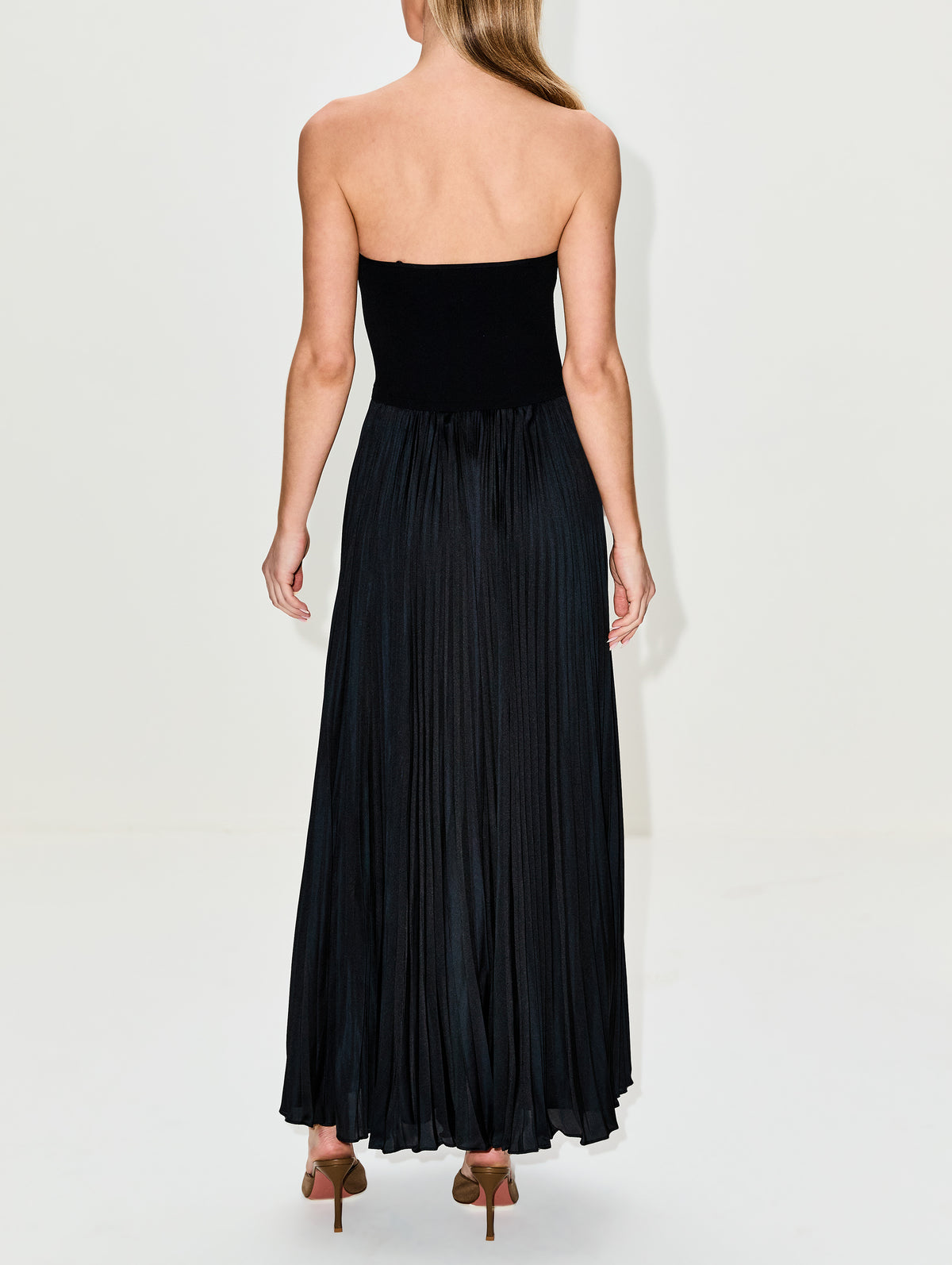 Strapless Dress,LA LIGNE,BLACK,Image 4