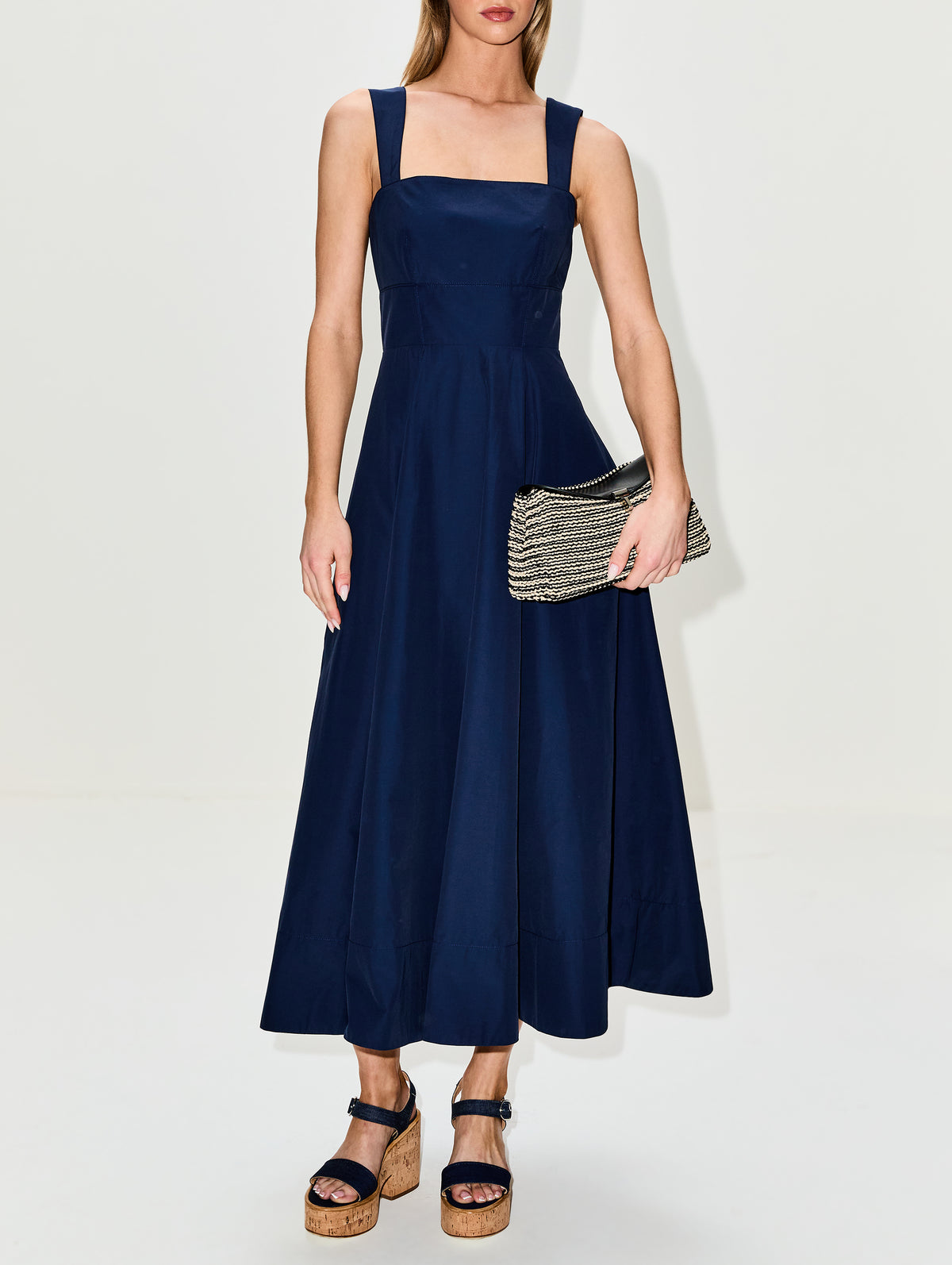 la ligne dress Myrtle Dress, S | Navy | Women's Dresses | Cotton/Nylon