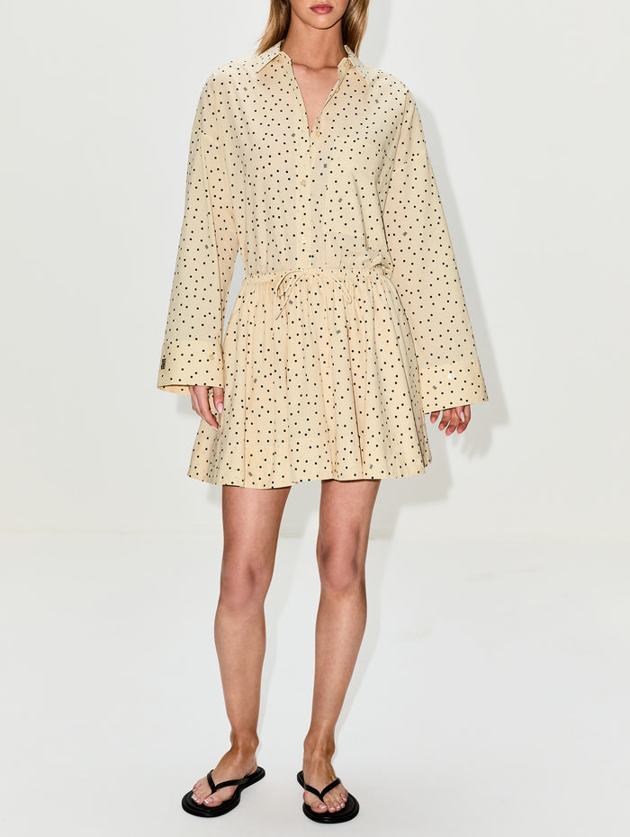 Derris Voile Blouse,BY MALENE BIRGER,POLKA DOT PRINT,Image 1