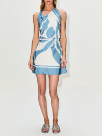 Lilou Halter Dress,SIR.,LIORA BLUE,Image 2