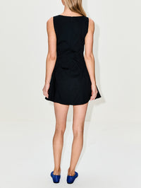 Gwen Mini Dress,STAUD,BLACK,Image 4