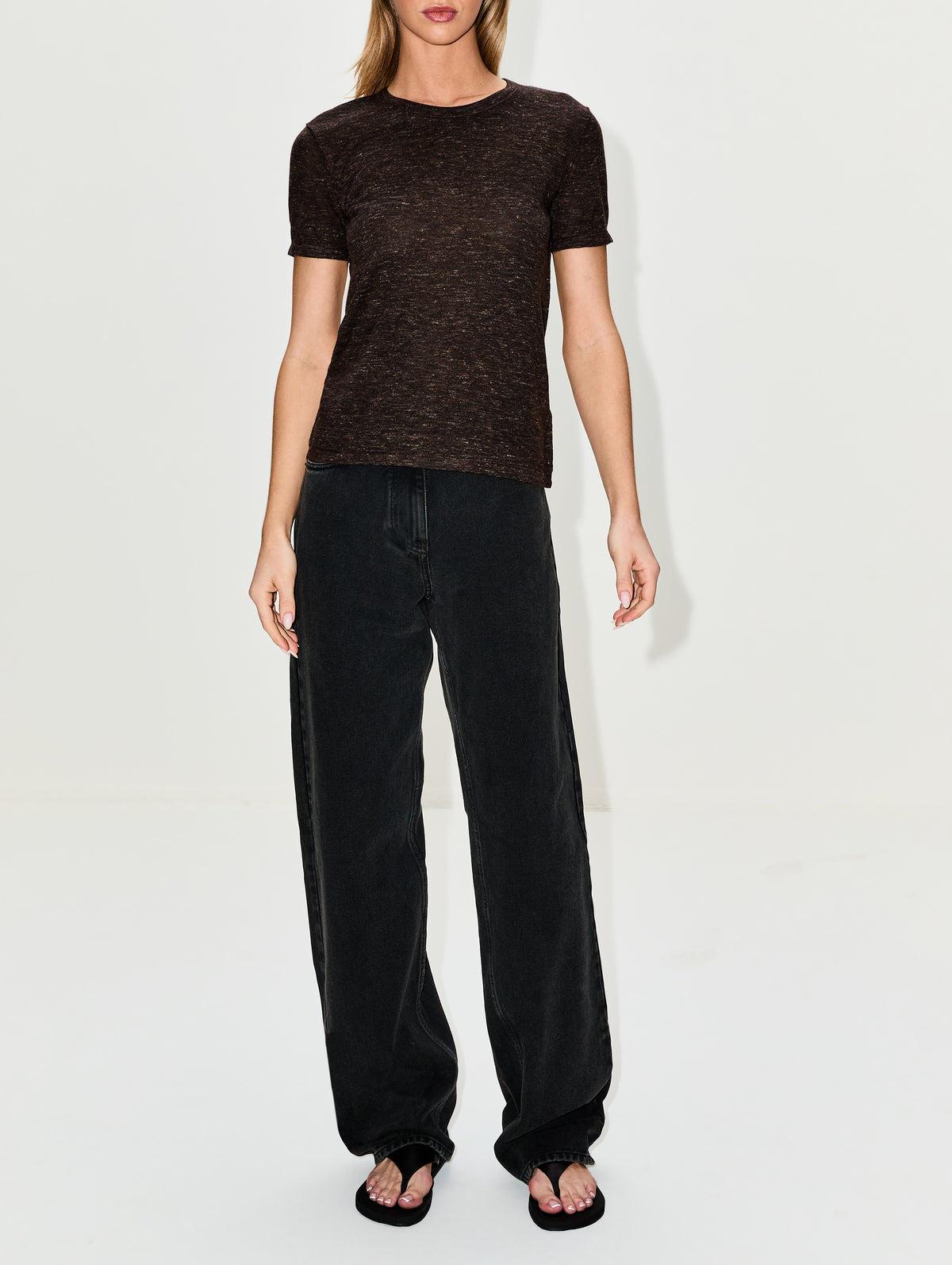 Niari Top,THE ROW,CHOCOLATE,Image 2