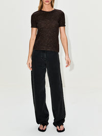 Niari Top,THE ROW,CHOCOLATE,Image 2