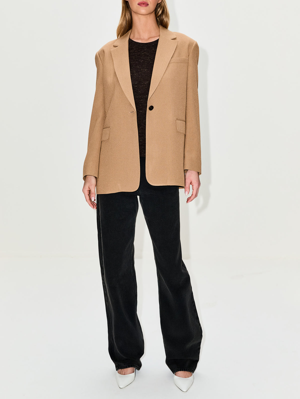 Ezri Jacket,THE ROW,CHAMOIS,Image 2
