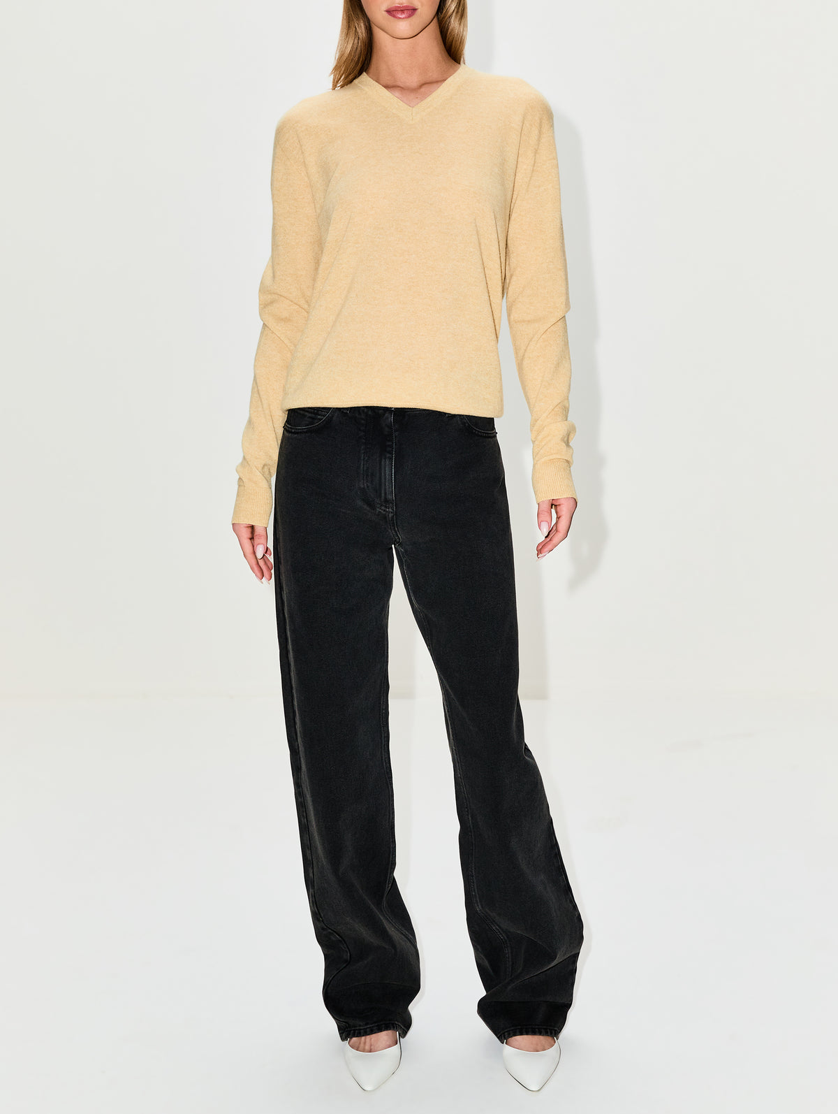Nian Top,THE ROW,PALE YELLOW,Image 2
