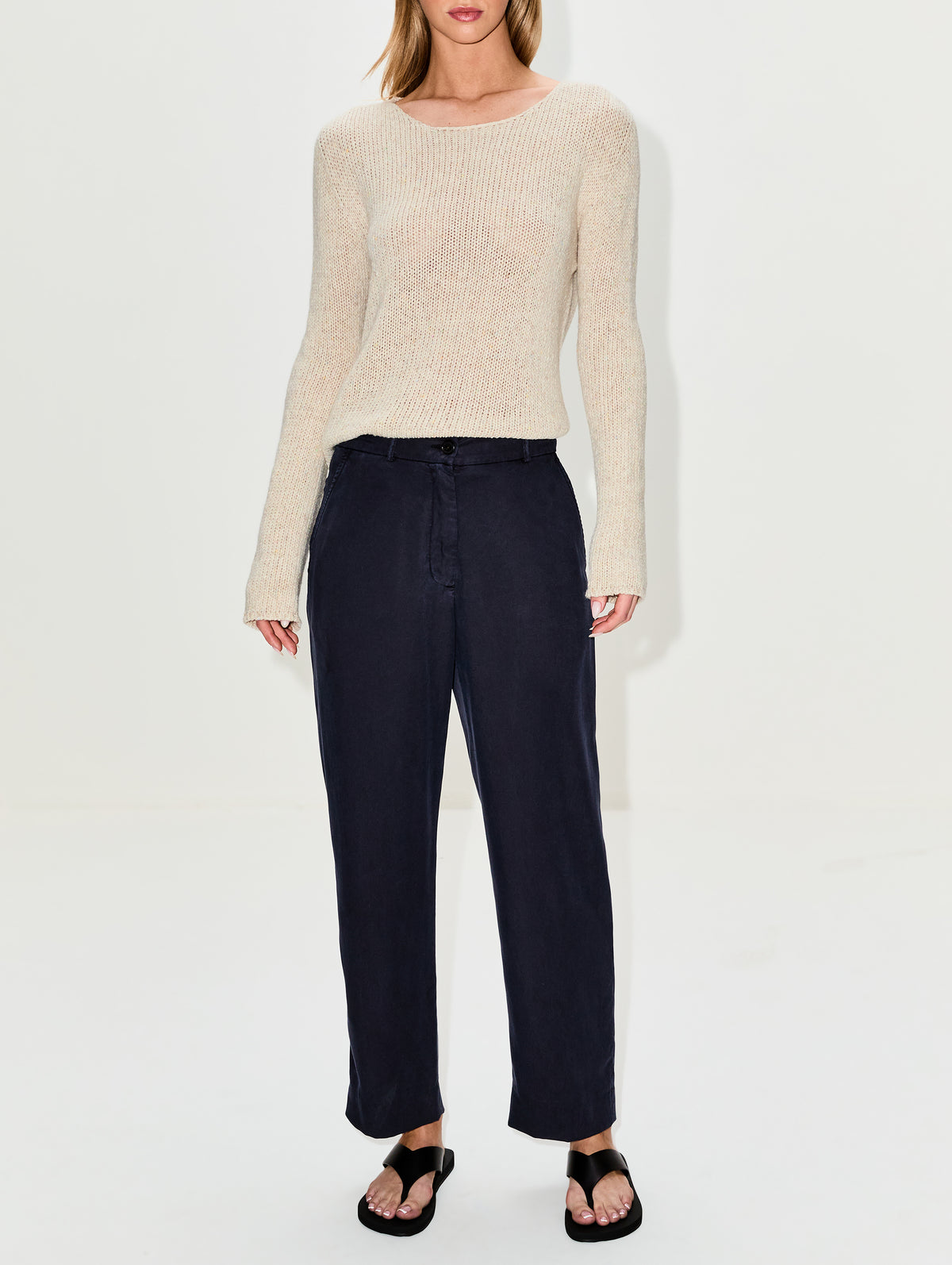 Nitha Top,THE ROW,IVORY,Image 2