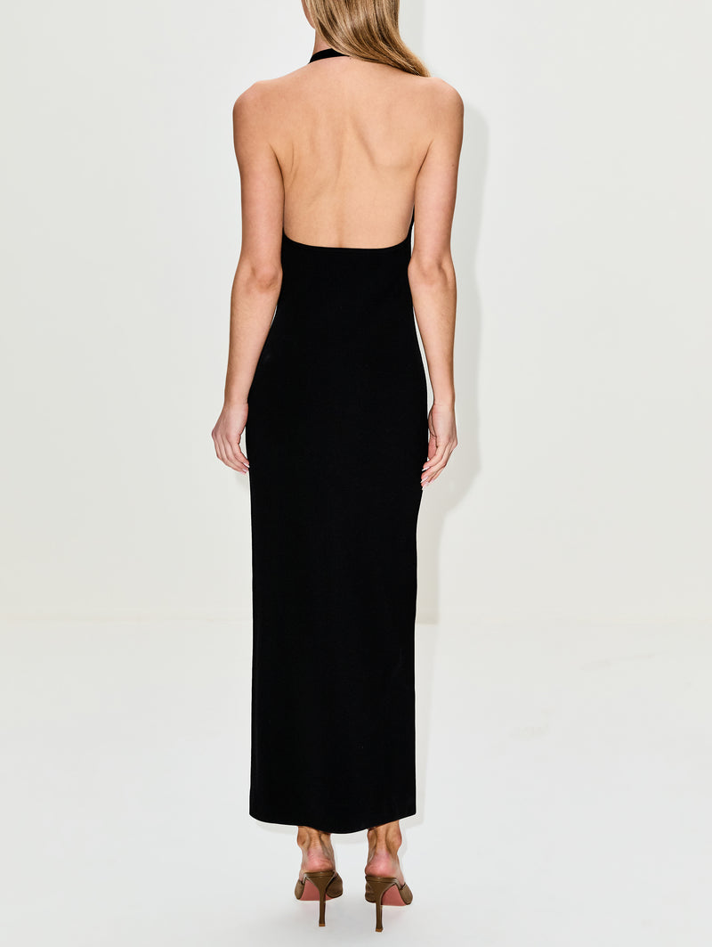 Compact Knit Halter Dress | TOTÉME