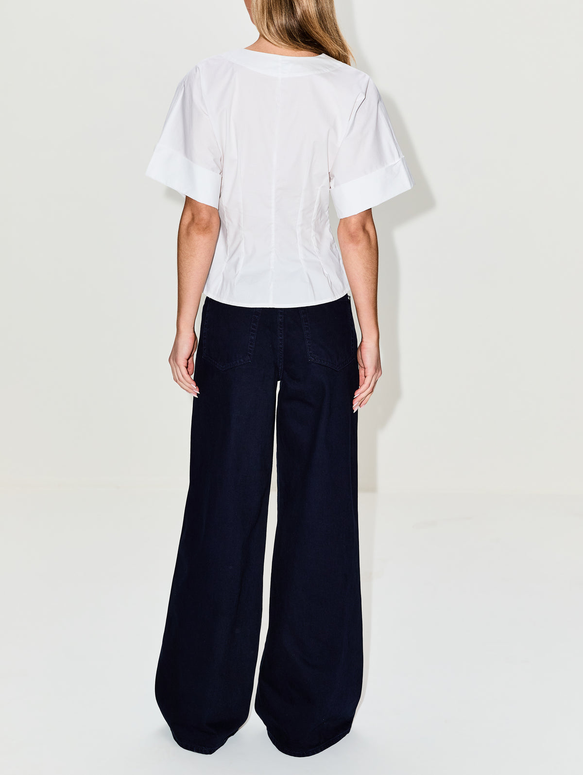 Elle Top,STAUD,WHITE,Image 3