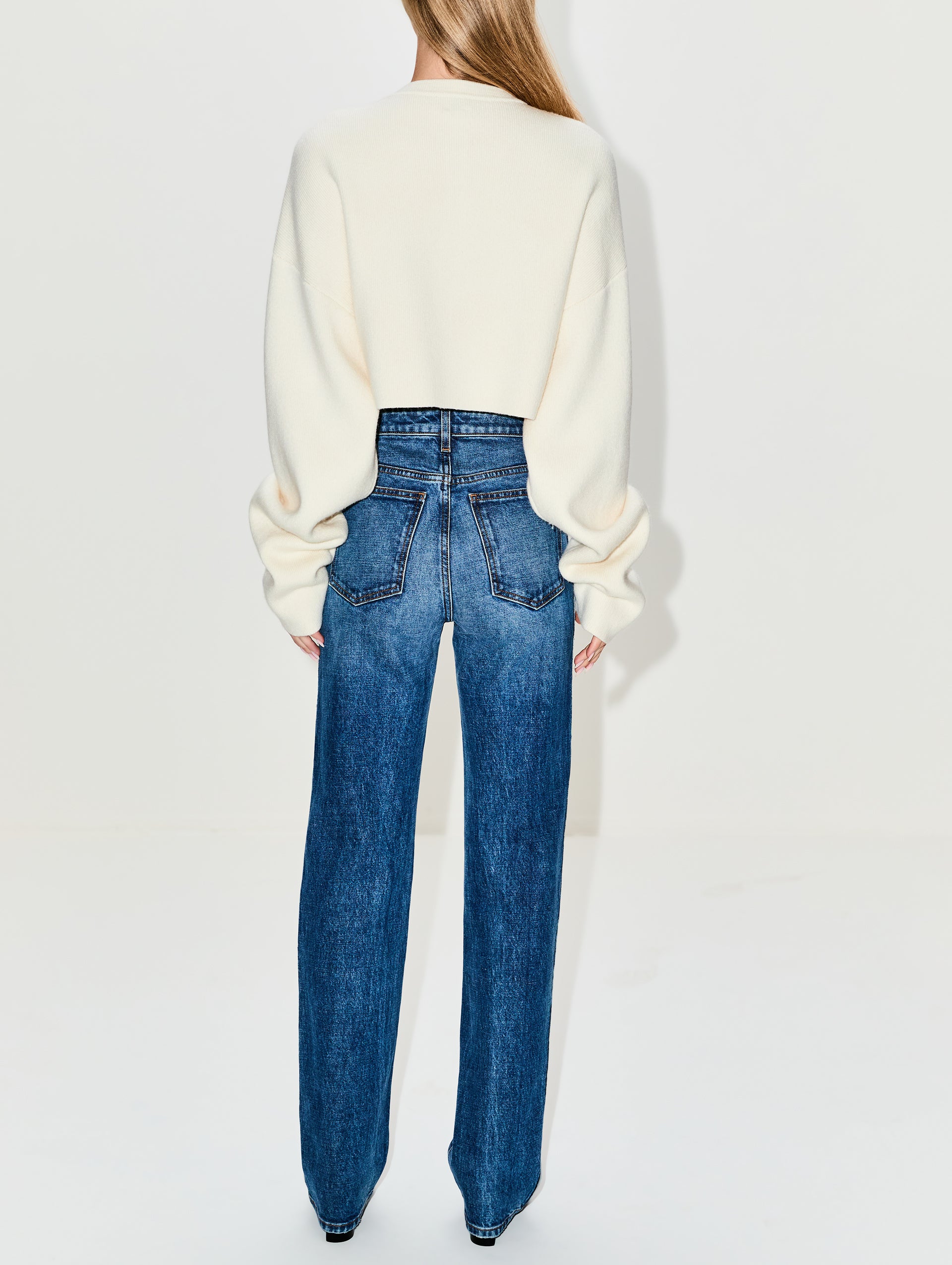 Cropped Oversized Cardigan | TOTÉME | elysewalker