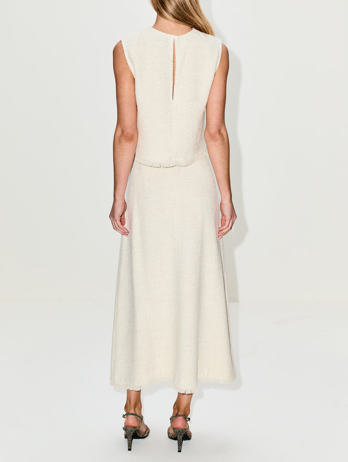 A-Line Skirt,TWP,IVORY,Image 4
