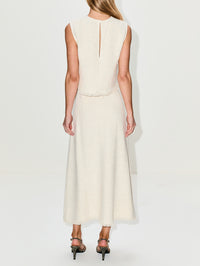 A-Line Skirt,TWP,IVORY,Image 4