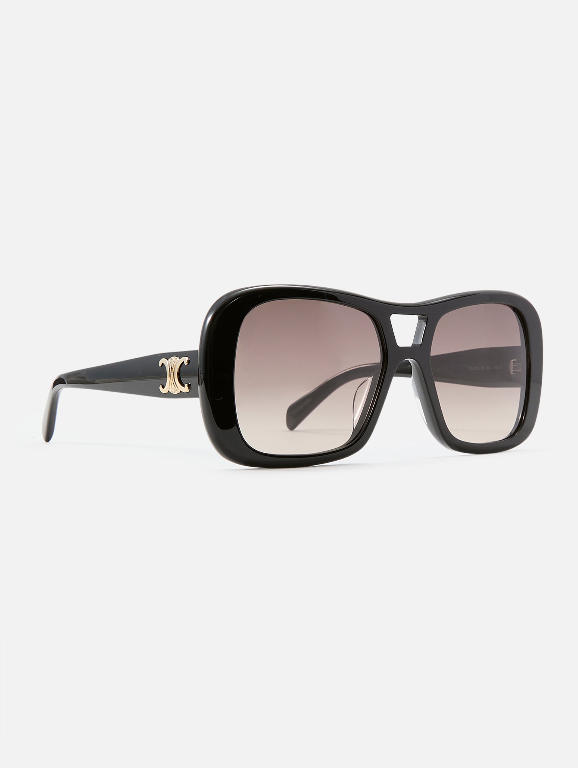 Triomphe Oversized Sunglasses | CELINE EYEWEAR | elysewalker