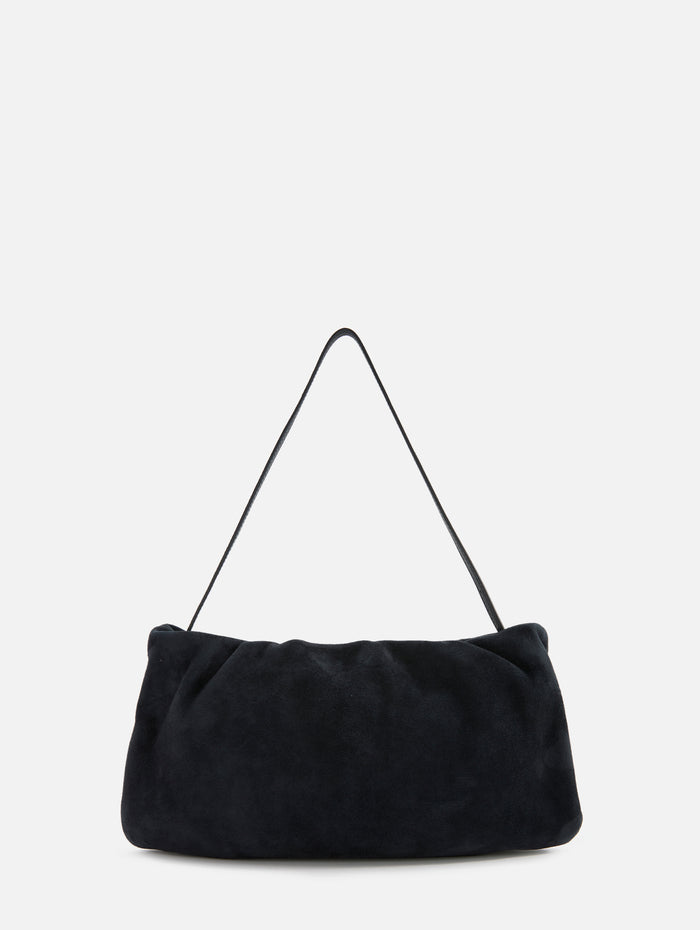 Bourse Shoulder Bag,THE ROW,BLUE NAVY,Image 1