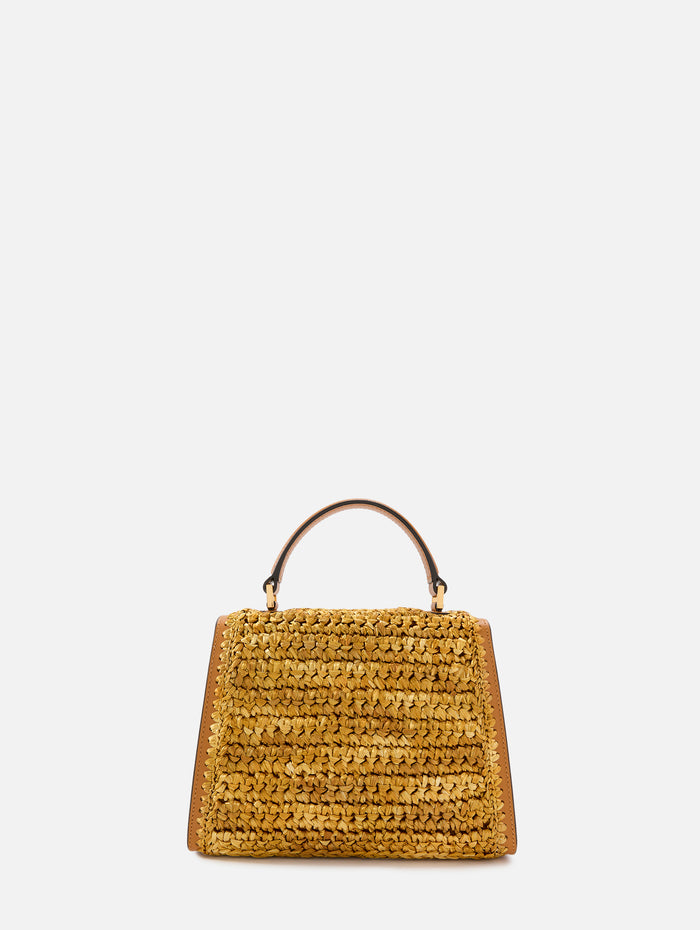 Small Crochet V Logo Bag,VALENTINO GARAVANI,MULTI ORO,Image 1