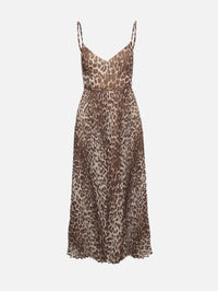 zimmermann pleated tier picnic dress Zimmermann Sunray Picnic Belted Green Animal Print Dress sz 1