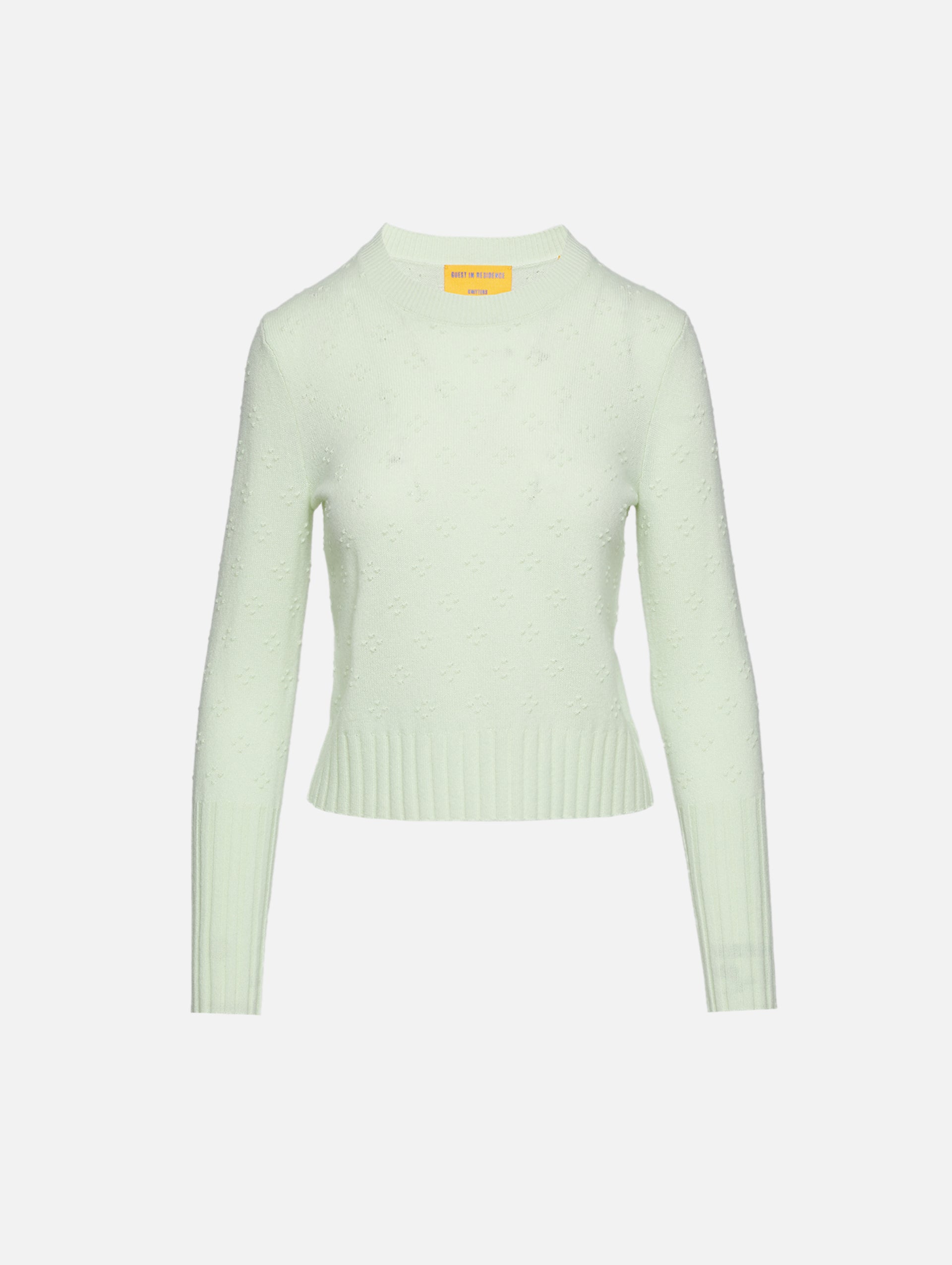 Shrunken Crew Sweater | GUEST IN RESIDENCE | elysewalker