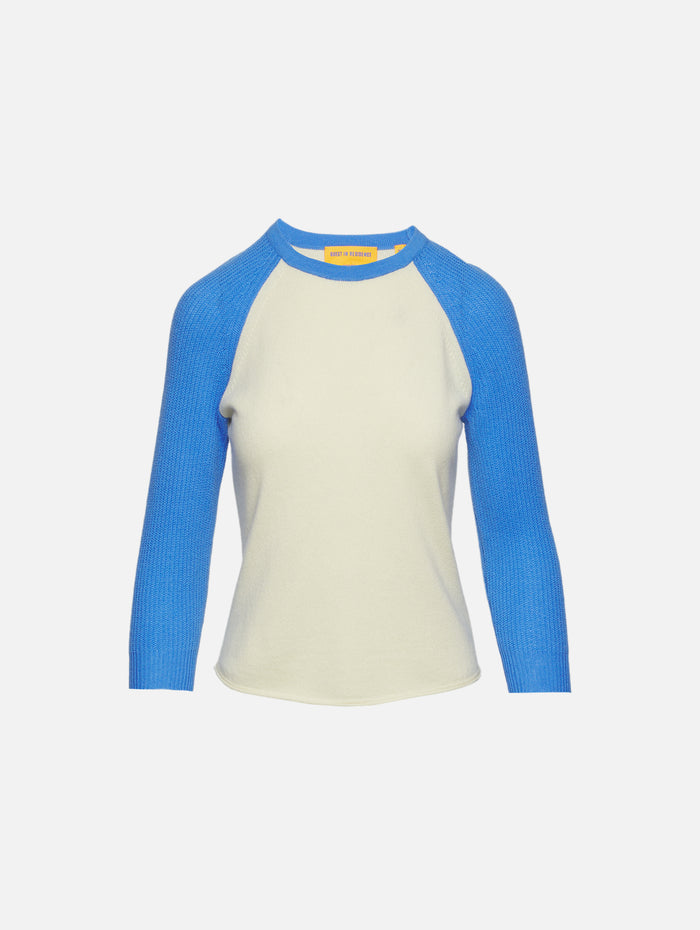 Baseball Tee,GUEST IN RESIDENCE,MIST/SAIL,Image 1