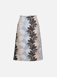 Skirt,MARNI,LILY WHITE,Image 2