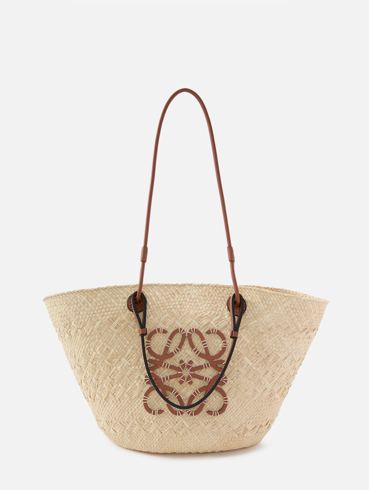 Anagram Basket Bag,LOEWE,NATURAL/TAN,Image 3