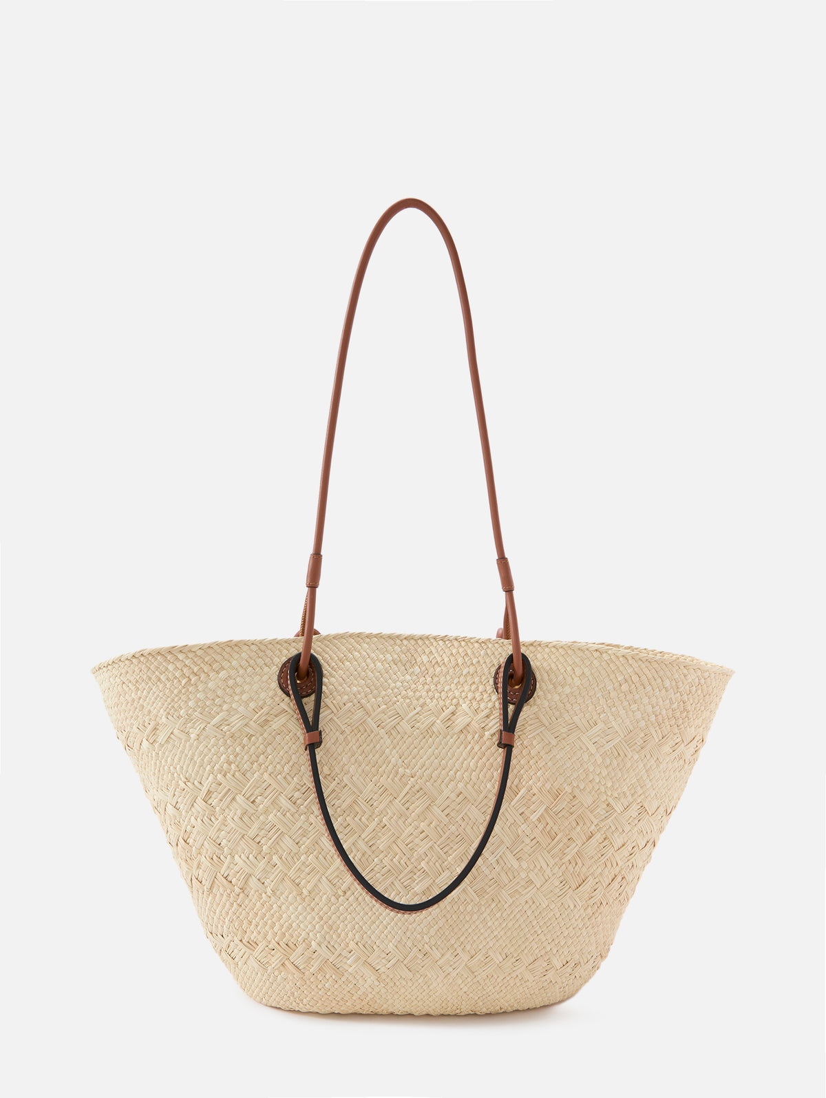 Anagram Basket Bag,LOEWE,NATURAL/TAN,Image 2
