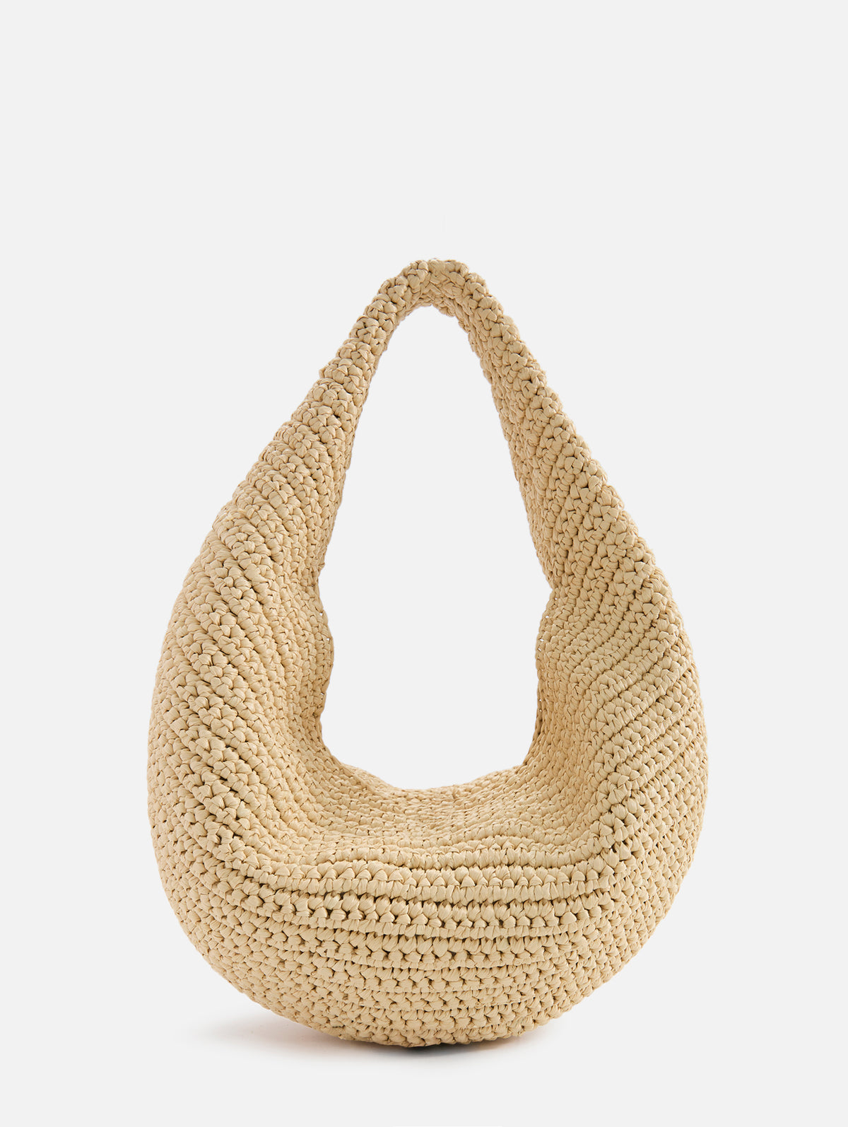 Medium Olivia Hobo Bag,KHAITE,NATURAL RAFFIA,Image 3