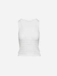 Cordelia Scooped Neck Tank,SABLYN,GARDENIA,Image 1