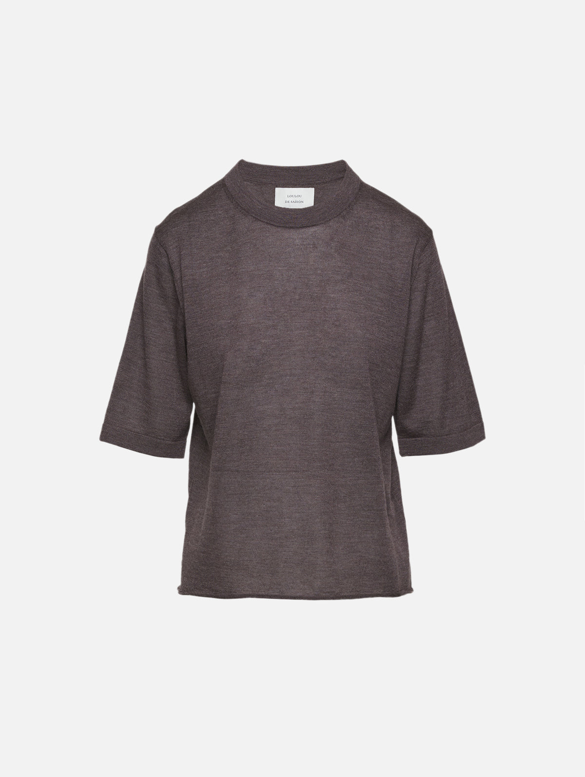 Nala Top,LOULOU DE SAISON,BROWN MELANGE,Image 1
