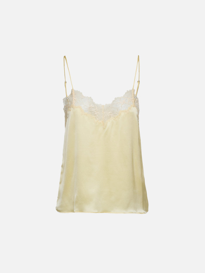 Bobbi V Neck Cami Top,SABLYN,BUTTERCUP,Image 1