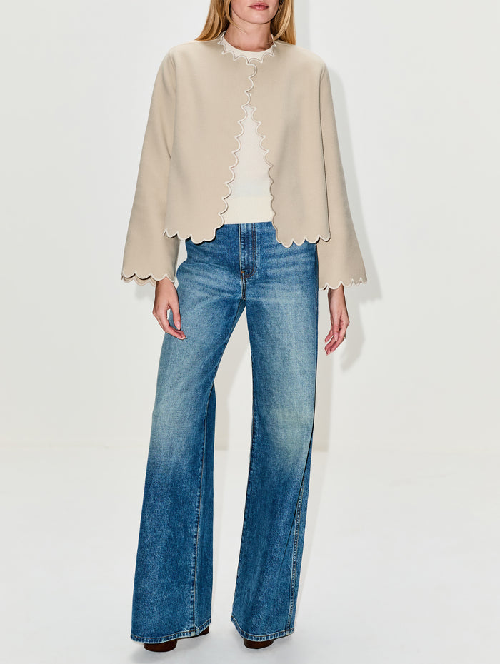 Vibetta Jacket,BY MALENE BIRGER,VANILLA CREAM,Image 1