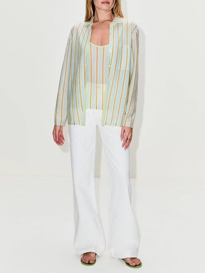 Showtime Sweater,GUEST IN RESIDENCE,LIMEWASH COMBO,Image 1