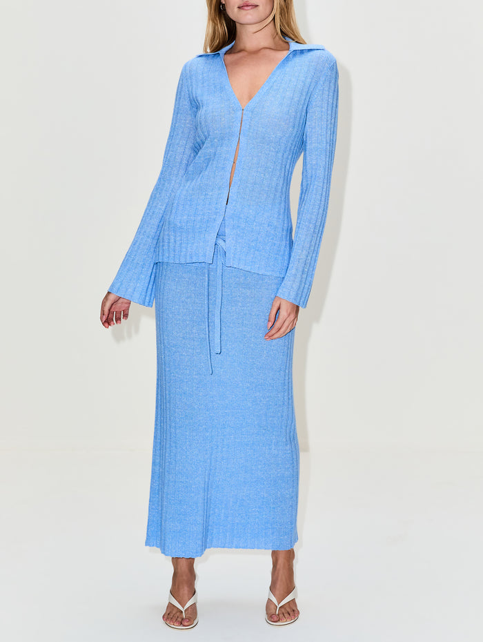 Breezy Cardigan,GUEST IN RESIDENCE,SAIL,Image 1