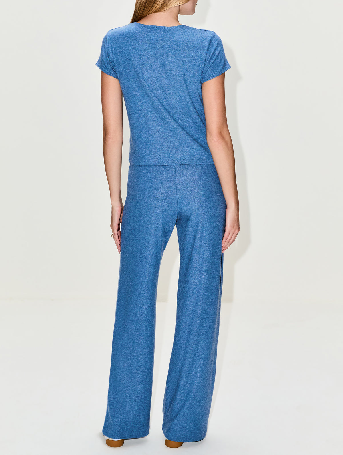 Lauren Margo Tee,LESET,BLEUET MELANGE,Image 3