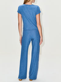 Lauren Margo Tee,LESET,BLEUET MELANGE,Image 3