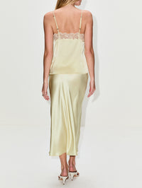 Bobbi V Neck Cami Top,SABLYN,BUTTERCUP,Image 3