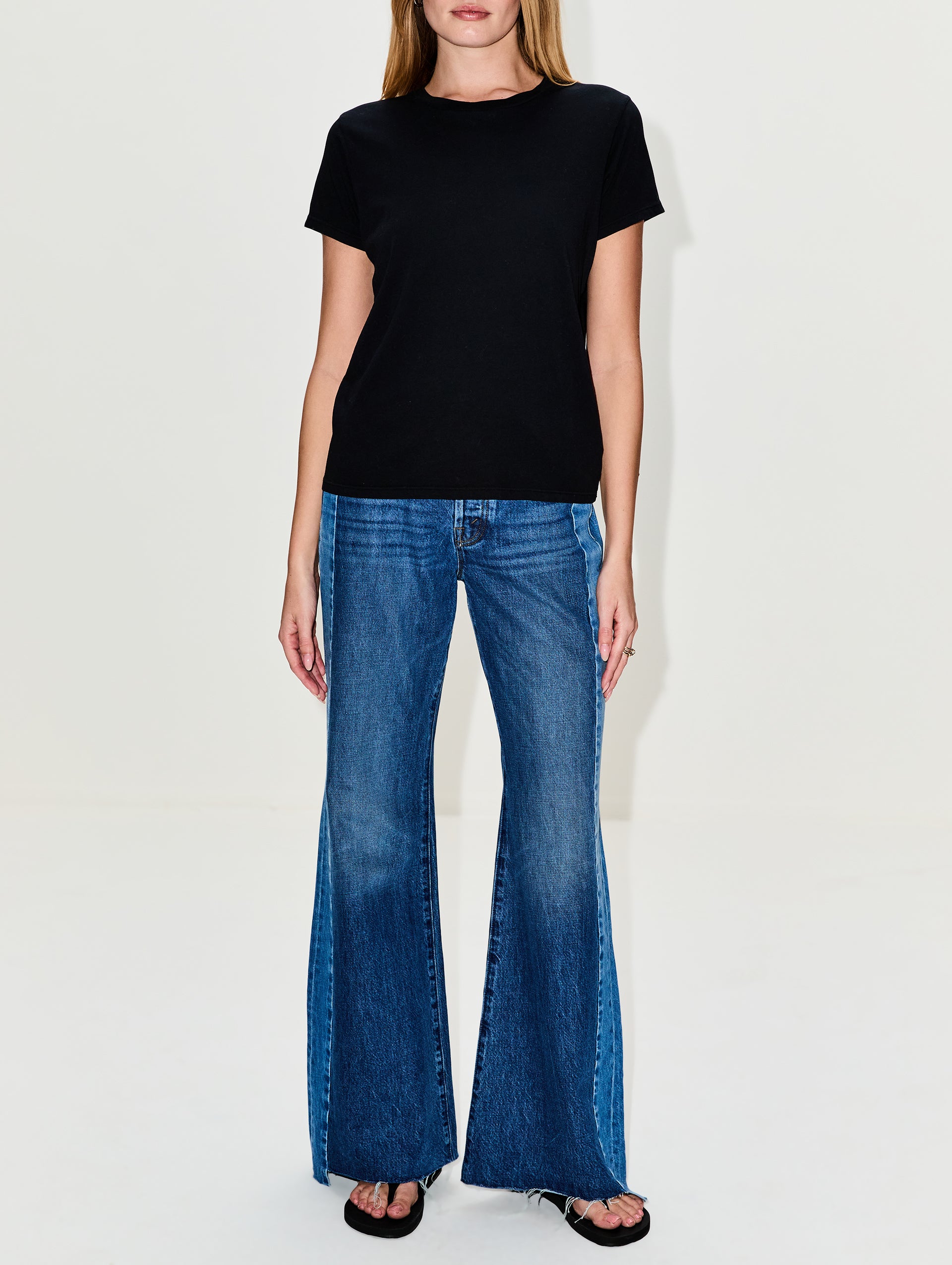Tux Sidestepper Sneak Fray Jean | MOTHER | elysewalker