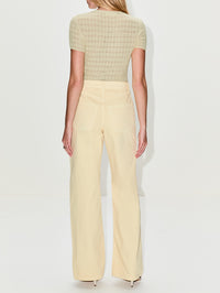 Sammy Relaxed Straight Pant,SABLYN,BUTTERCUP,Image 3