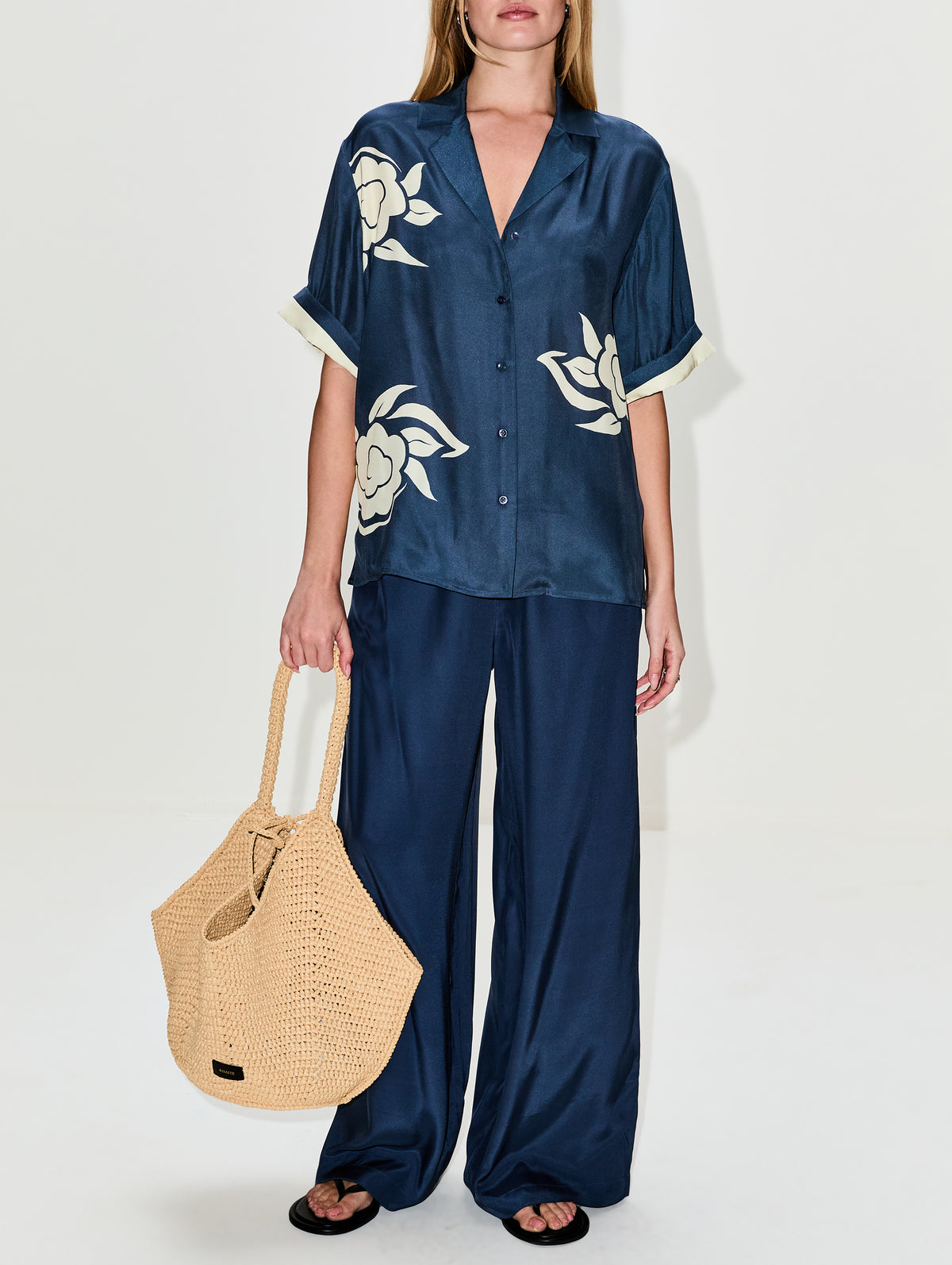 Lilou Shirt,SIR.,LIORA CHARCOAL BLUE,Image 2